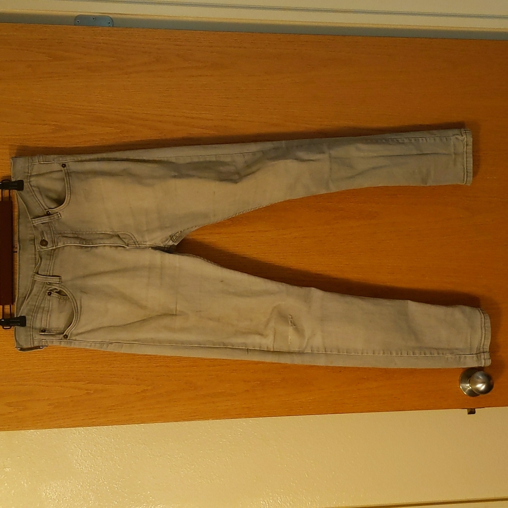 Levi 510 Jeans, 34/34, Light Grey